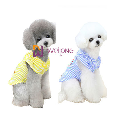 Vestito di stampa di gomma XS S m. L XL dal cucciolo del cane della tela crespa di estate di colore