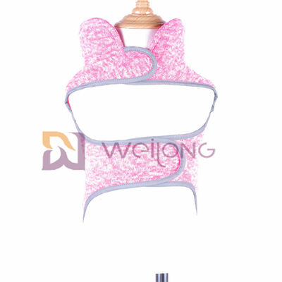 Velcro che apre il rivestimento rosa Heather Dog Sweatshirt del cappotto dell'animale domestico del vello