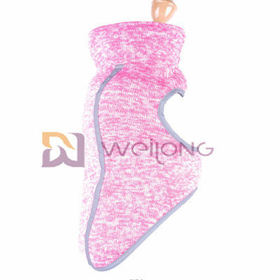 Velcro che apre il rivestimento rosa Heather Dog Sweatshirt del cappotto dell'animale domestico del vello