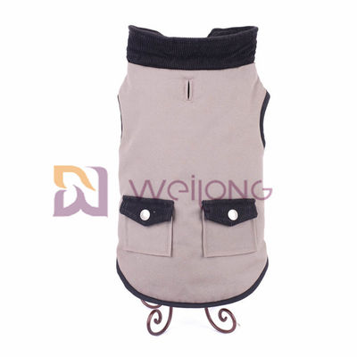 Vera tasca d'argento 100% del bottone del cotone della tela del cane del plaid dell'alta società del rivestimento XS S m. L XL
