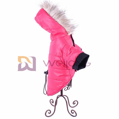 L'ovatta rompe la tuta sportiva d'apertura di riempimento del cane di Hood Pet Clothing Hoodie Polyester della pelliccia