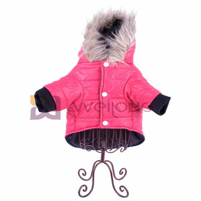 L'ovatta rompe la tuta sportiva d'apertura di riempimento del cane di Hood Pet Clothing Hoodie Polyester della pelliccia