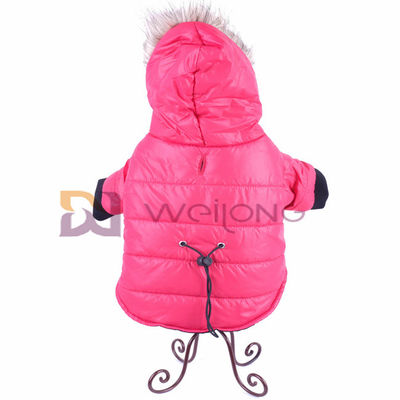 L'ovatta rompe la tuta sportiva d'apertura di riempimento del cane di Hood Pet Clothing Hoodie Polyester della pelliccia