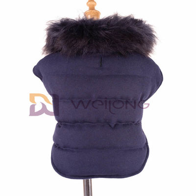 Il piccolo grande rivestimento del vello del cane della peluche della lana staccabile del collare ricopre per l'inverno BSCI