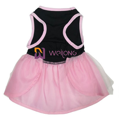I cani caldi del Jersey il vestito/CVC dell'animale domestico di Halloween Tulle del cristallo di rocca della gonna di Tulle si sono agghindati