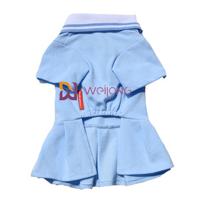 Vestito tricottato da Rib Collar Embroidered Customized Pet per la primavera/l'estate