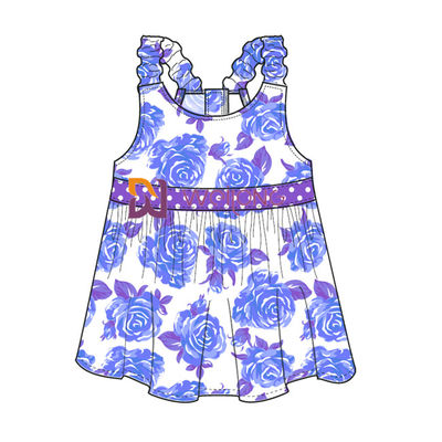 Stampa Hawai Rose Customized Strap Dog Dress di Digital per l'animale domestico