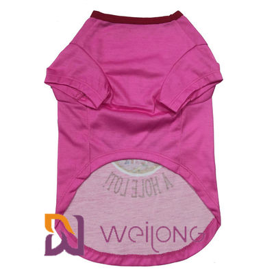 Camicia di gomma 180G su misura colore di compleanno del cucciolo della stampa