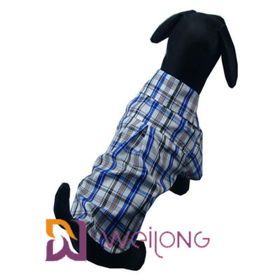 L'animale domestico copre le camice del cane del plaid del cotone per i cani medi ISO9001