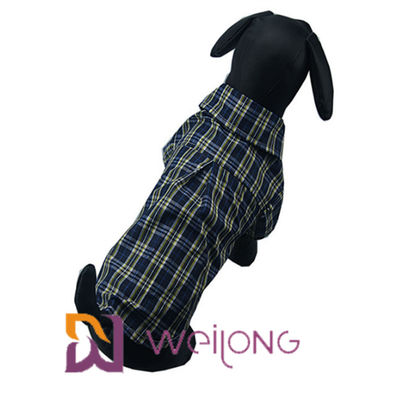 L'animale domestico copre le camice del cane del plaid del cotone per i cani medi ISO9001