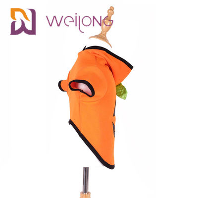Maglia con cappuccio Cat Dog Clothes del cane di Autumn Embroidery Face Halloween Pumpkin