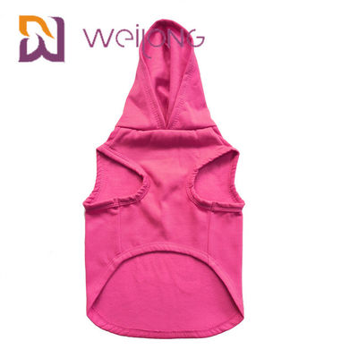 La maglia con cappuccio di gomma Colourful dell'animale domestico di compleanno della stampa ha personalizzato la maglia con cappuccio rosa del cane