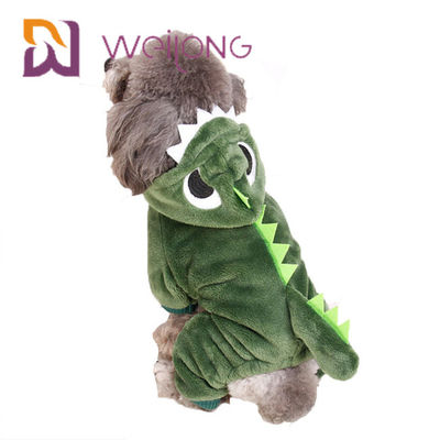 Pigiami Cat Warm Dog Clothes Hoodie di Coral Velvet Crocodile Small Dog