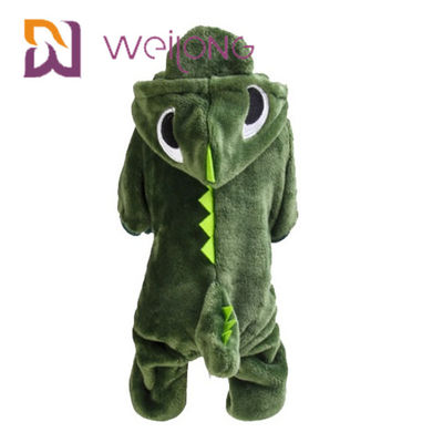 Pigiami Cat Warm Dog Clothes Hoodie di Coral Velvet Crocodile Small Dog