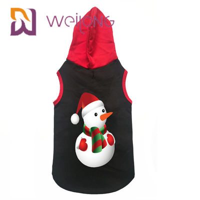 Cane sveglio Cat Winter Clothes di maglia con cappuccio CVC dell'animale domestico di stile di modo di Natale