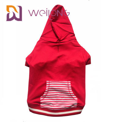Maglia con cappuccio su misura CVC di Natale del cane di animale domestico della stamperia di colori per l'autunno/inverno