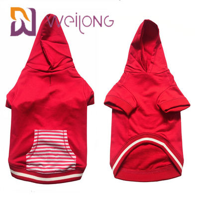 Maglia con cappuccio su misura CVC di Natale del cane di animale domestico della stamperia di colori per l'autunno/inverno