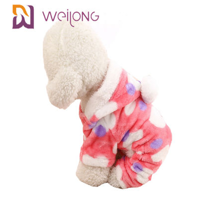 Pigiama poli 100% personalizzabile dell'animale domestico della stampa per i pigiami della flanella del cane inverno/di autunno