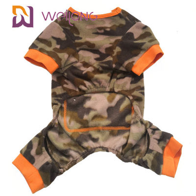 Poli vello Onesie del cane del cranio del cammuffamento del pigiama dell'animale domestico di inverno del vello