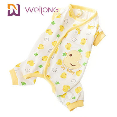 Pigiami Onesie BSCI/WMT/ISO9001 del cane di Xl di estate di personalizzazione della stampa di Digital