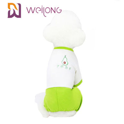 Poli pigiami su ordinazione francesi di Terry Pet Pajama Summer Skirt per il gatto dei cani