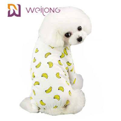 Maglietta piena di Cat Pet Holiday Pajamas Printed del cane di personalizzazione di Kweilong