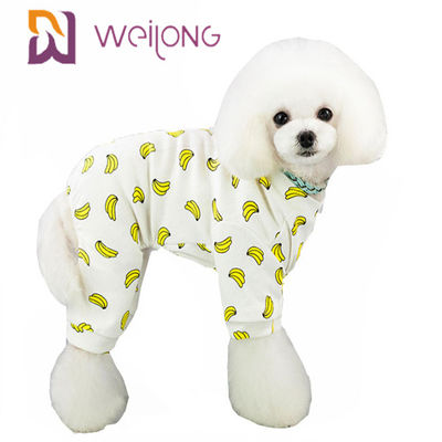Maglietta piena di Cat Pet Holiday Pajamas Printed del cane di personalizzazione di Kweilong