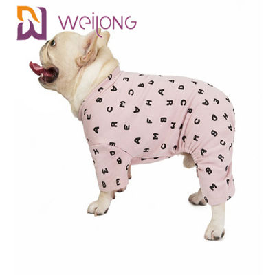 Vello Onesie del cane del pigiama BSCI dell'animale domestico della maglietta felpata di autunno/inverno di personalizzazione