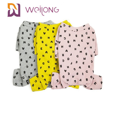 Vello Onesie del cane del pigiama BSCI dell'animale domestico della maglietta felpata di autunno/inverno di personalizzazione
