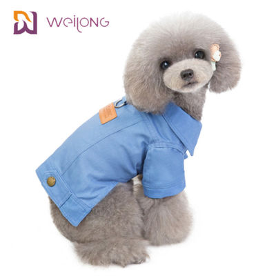 Cappotto su misura Sherpa morbido dell'animale domestico della tela del cotone che allinea il cappotto di inverno del cucciolo