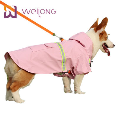 Rivestimento riflettente impermeabile XS - dimensione della pioggia del cane del rivestimento della giacca a vento del cane di XL