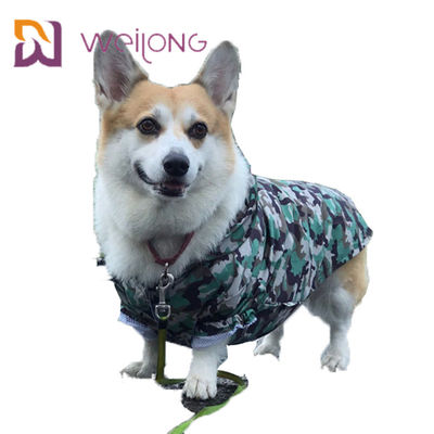 Tuta impermeabile Mesh Lining del cane di animale domestico del cammuffamento di apertura del Velcro