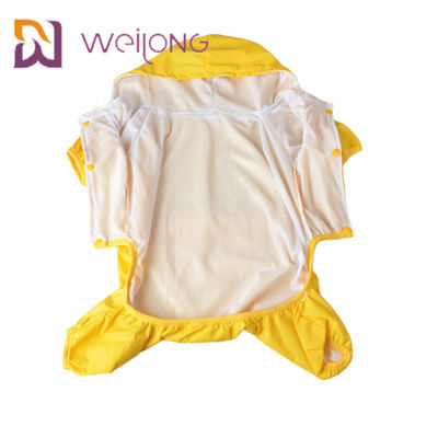 Rivestimenti leggeri di cuoio MESH Lining antivento dell'impermeabile del cane giallo dell'unità di elaborazione