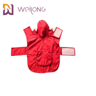 Borsa Mesh Lining Xl Dog Raincoat dell'impermeabile dell'animale domestico di apertura del Velcro
