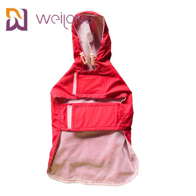 Borsa Mesh Lining Xl Dog Raincoat dell'impermeabile dell'animale domestico di apertura del Velcro