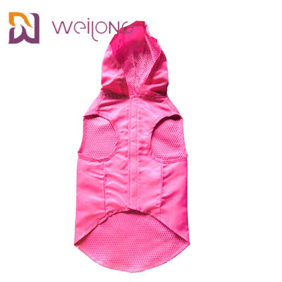 Grande cappotto impermeabile del cane con Hood Customizable Velcro Opening