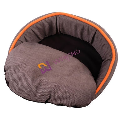 Auto completamente lavabile rotondo del letto del cane della ciambella del lino che riscalda il letto di comodità del cane di BSCI