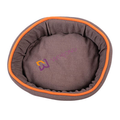 Auto completamente lavabile rotondo del letto del cane della ciambella del lino che riscalda il letto di comodità del cane di BSCI