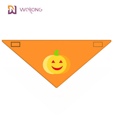 Halloween disegna la lunghezza 15&quot; della parte posteriore del popeline di cotone della bandana dell'animale domestico di WMT - 24&quot; sciarpa su ordinazione del cane