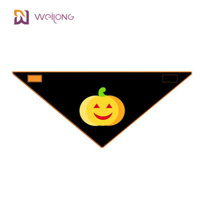 Halloween disegna la lunghezza 15&quot; della parte posteriore del popeline di cotone della bandana dell'animale domestico di WMT - 24&quot; sciarpa su ordinazione del cane