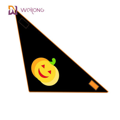 Halloween disegna la lunghezza 15&quot; della parte posteriore del popeline di cotone della bandana dell'animale domestico di WMT - 24&quot; sciarpa su ordinazione del cane
