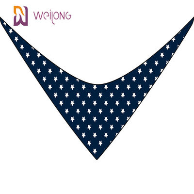 Le stelle durevoli premio del tessuto di forma della bandana adatta regolabile unica dell'animale domestico barra i bandanas del cane del progettista