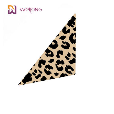 Poli personalizzazione Digital della bandana dell'animale domestico della stampa del leopardo del popeline che stampa i piccoli Bandanas del cane